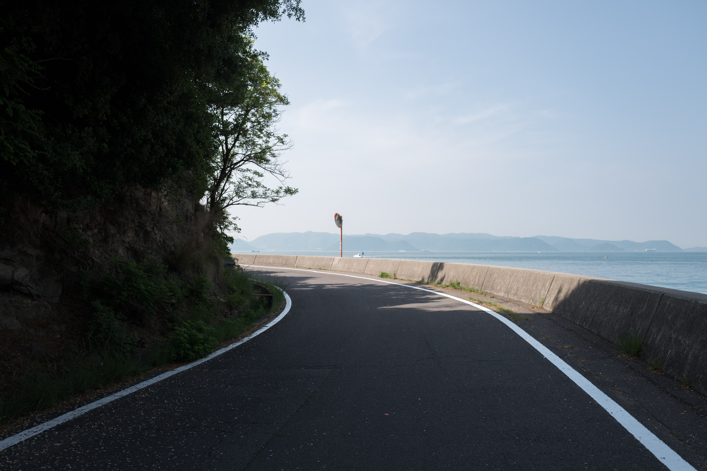 Road leading to the Benesse Art Area on Naoshima